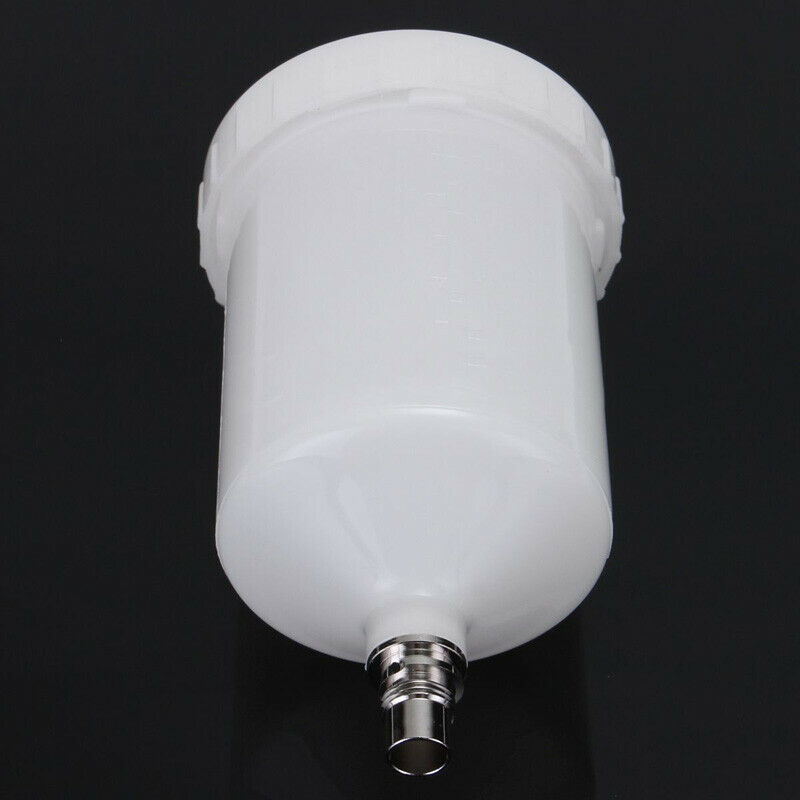 Hvlp spray cup pot connector jet udskiftningsværktøj maling hvid beholder
