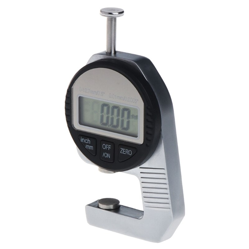 Jauge d'épaisseur numérique 0-12.7mm/0.01mm 0.5 "/0.0005" outil de mesure électronique