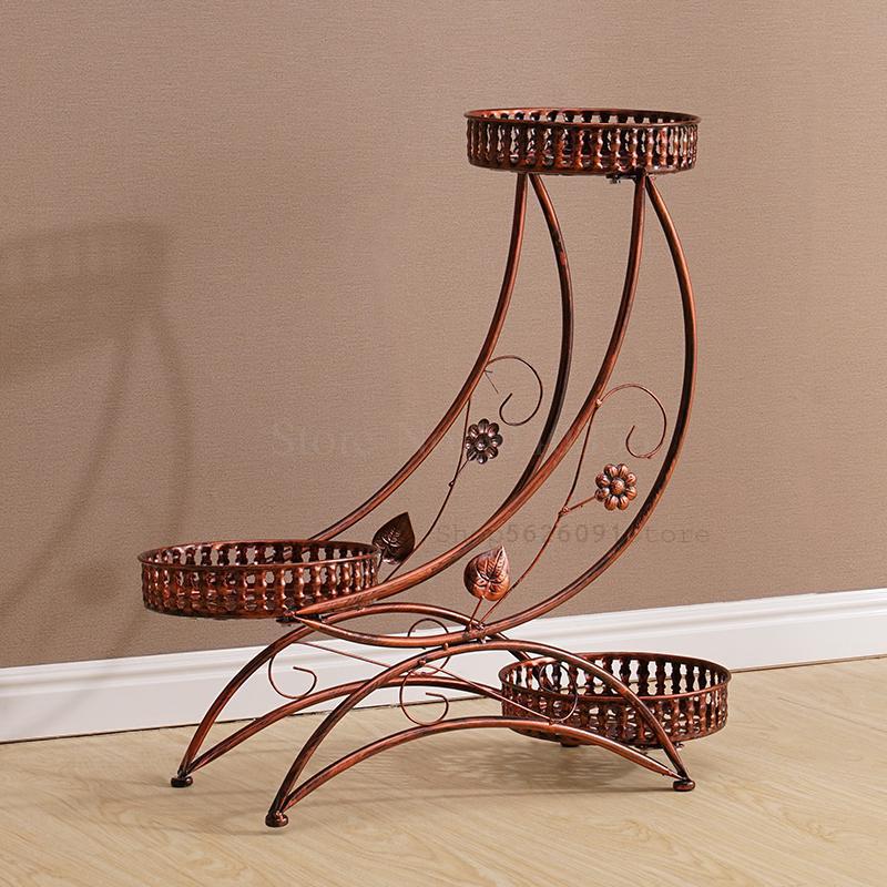 Europäischen multi-schicht beltless schmiedeeisen blume Regal Gestell Montage ecke wohnzimmer balkon einfache garten Bonsai rahmen: VIP 7