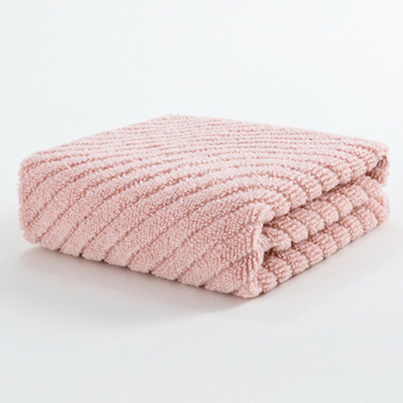 Bad katoenen draagbare badhanddoeken strandlaken keper effen handdoeken snel drogend sterk waterabsorberend din 889: Roze
