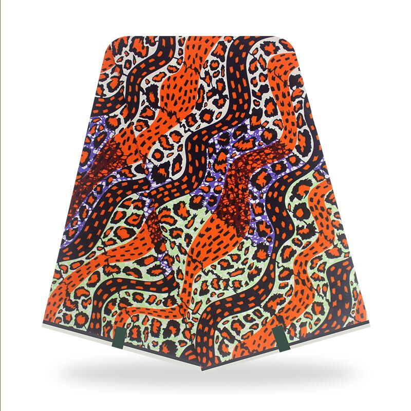 Red African Wax Veritable Nigerian Print in Fabric 100% Cotton Wax Ankara for Woman Dress 6yards Y1117-3