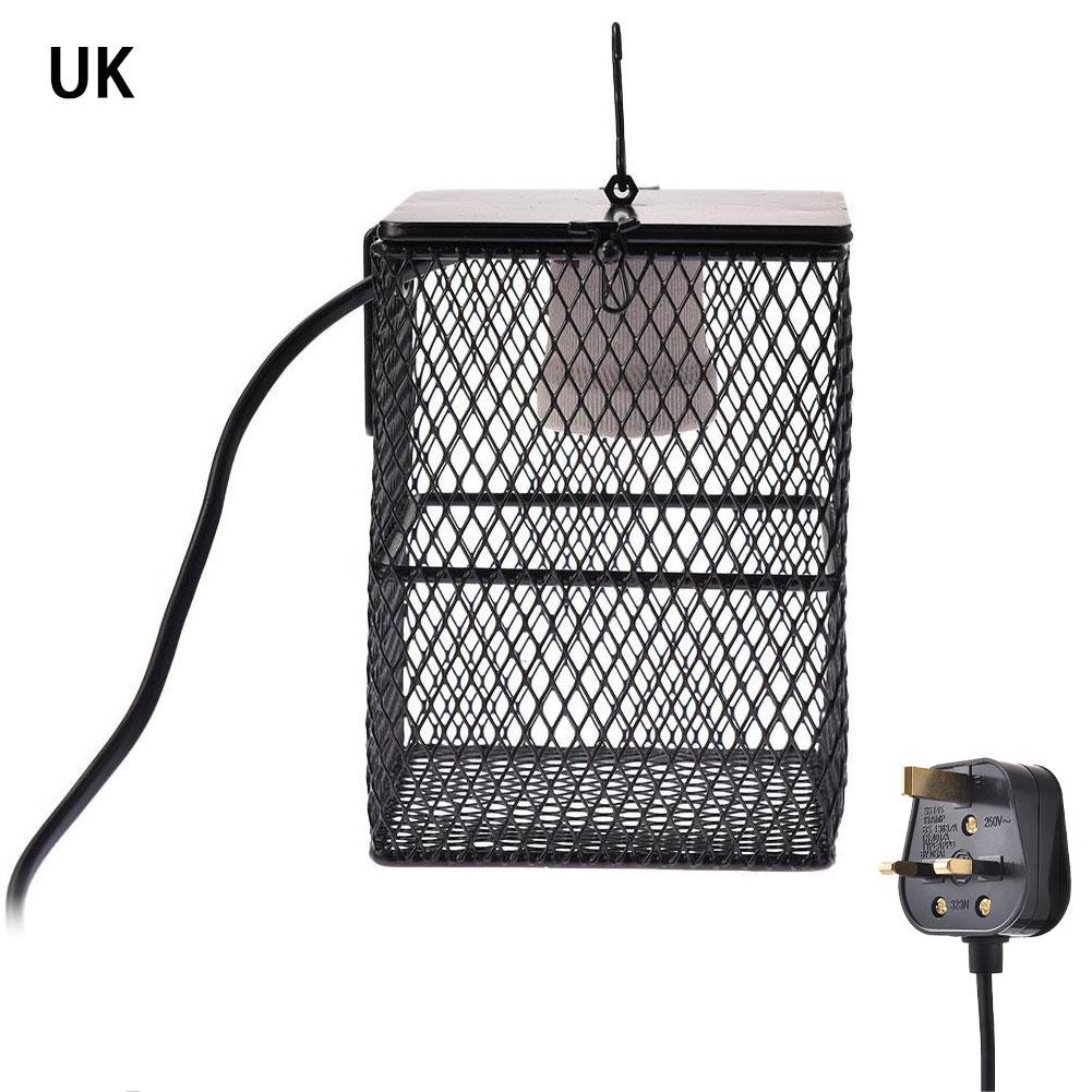Pet supplies reptile incubator heating lamp shield reptile heating lamp shell cage protector chocadeira tortuga lizard: C