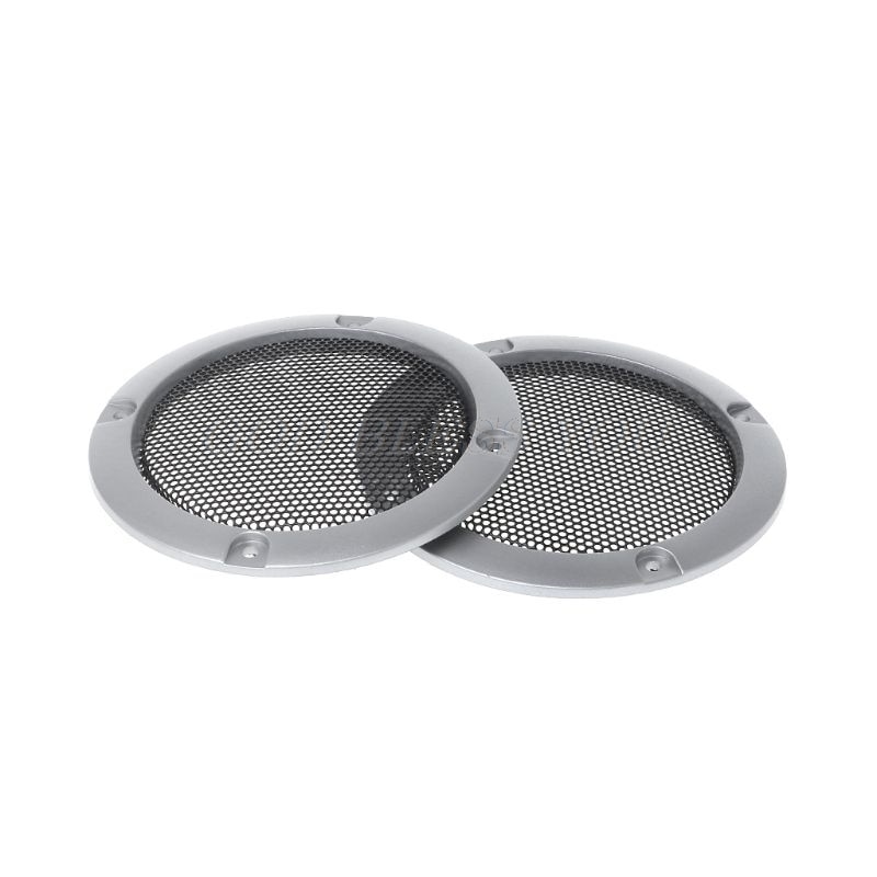 Parrillas de altavoz de 3 pulgadas, cubierta de rejilla de marco de Subwoofer protectora, círculo decorativo de malla de acero, accesorios de bricolaje, , 2 uds.