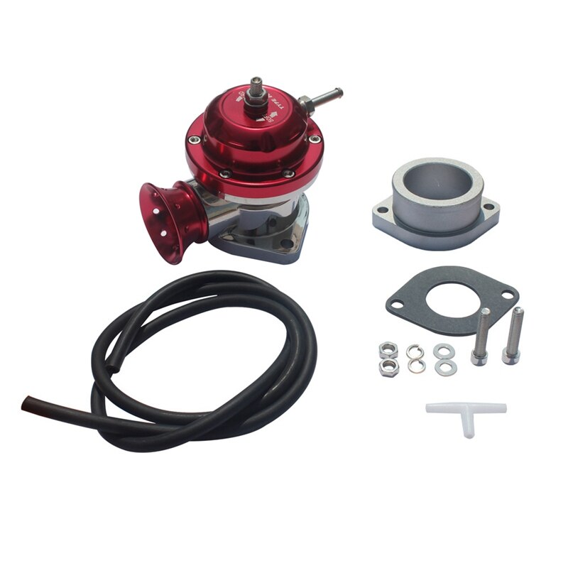 Universal Car Blow Off Valve Modified Turbo Pressure Relief Valve Intercooler for ALL Car Spare Parts: Red
