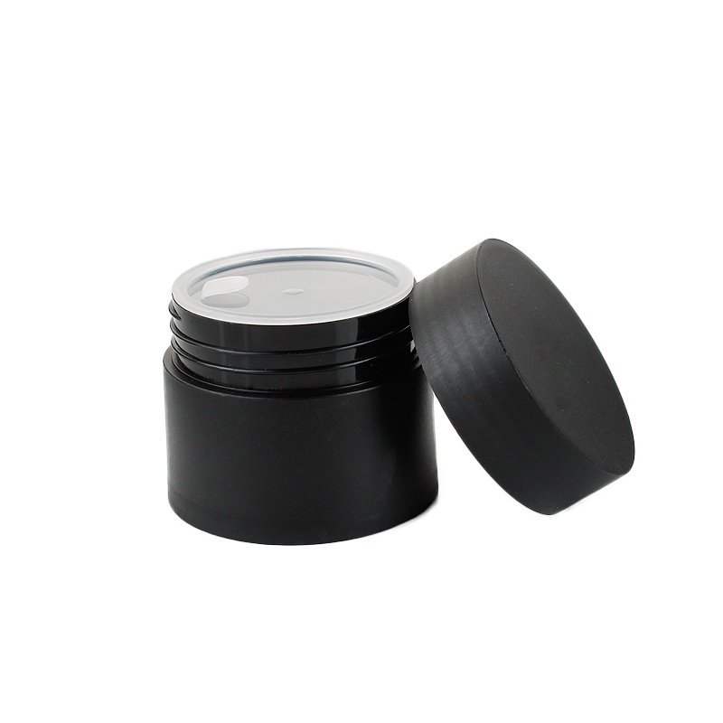 30 stuks 5g/10g/15g/20g/30g/50g roze plastic potjes, matglazen potjes voor cosmetische crème, lege dubbelwandige potjes voor los poeder met schroefdeksel