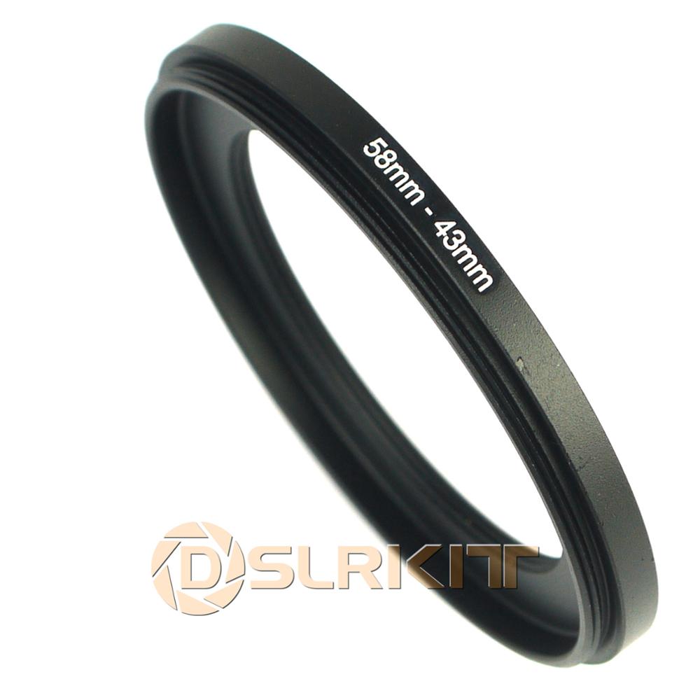 58mm-43mm 58-43 Step Down Filter Ring Stepping Adapter