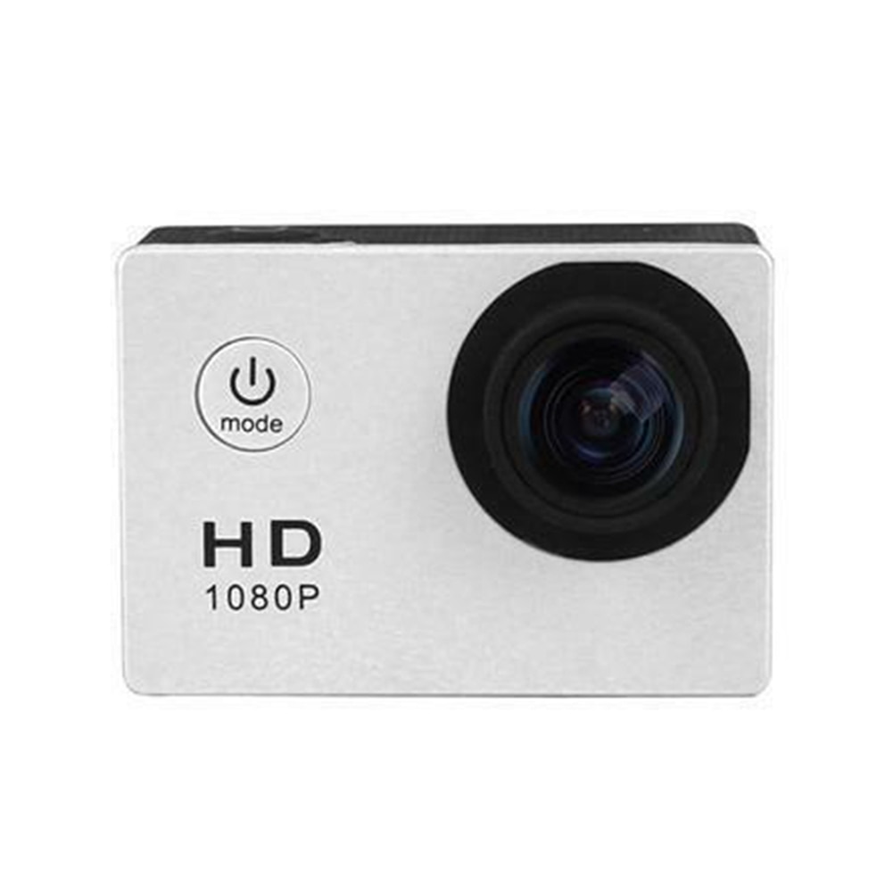 Actionkamera vattentät sportkamera vidvinkelobjektiv dv-videokamera laddningsbar utomhus sport action mini kamera vattentät: Vit