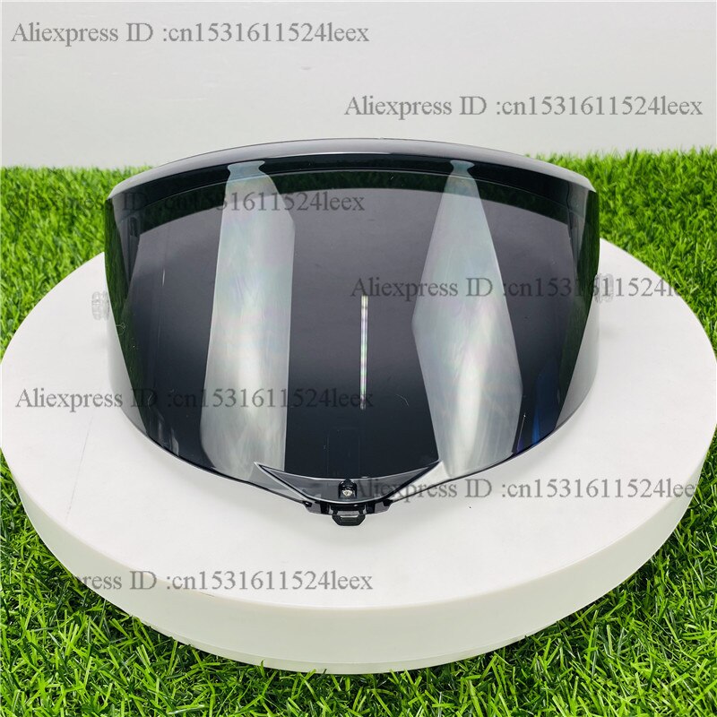 Single Hole Motorcycle Helmet Full Face Shield Sun Visor for Pista GPR GPRR: Black