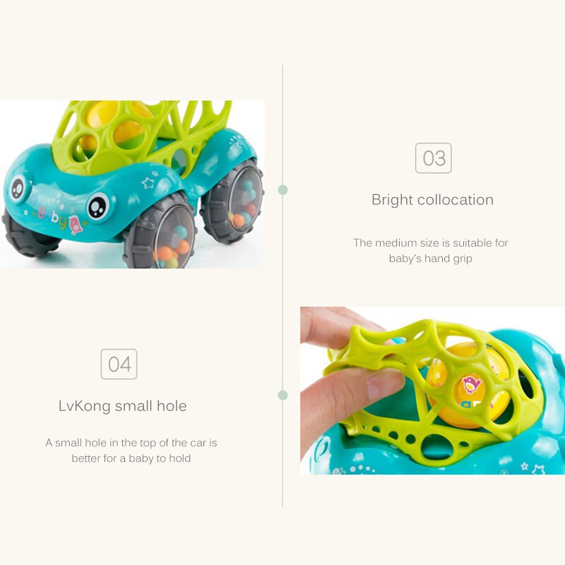 0-12 miesięcy grzechotki dla dzieci telefony komórkowe zabawki samochodowe niemowlę inteligencja chwytanie gumy miękkie gryzak plastikowy dzwonek ręczny młotek prezent edukacyjny