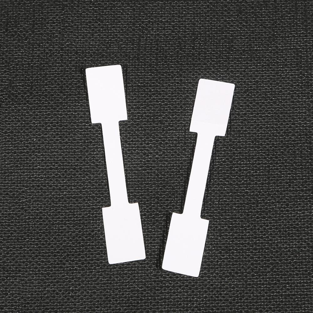 100PCS White Paper Jewelry Display Card Labels Ring Sticker Hangtag Blank Paper Price Tag Labels Packaging