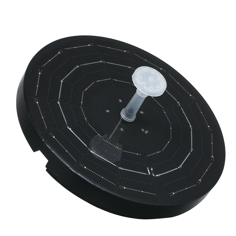 3.8W Floating Solar Panel Powered Fountain Pump Colorful LED Light Outdoor Swimming Pool Garden Water Fountain