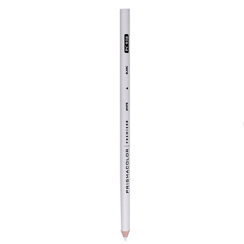 1/2pc Prismacolor Colored Pencil Black White Skin Colors Highlight Sketch pencils Graphite Artist Drawing Blending: 1PC WHITE