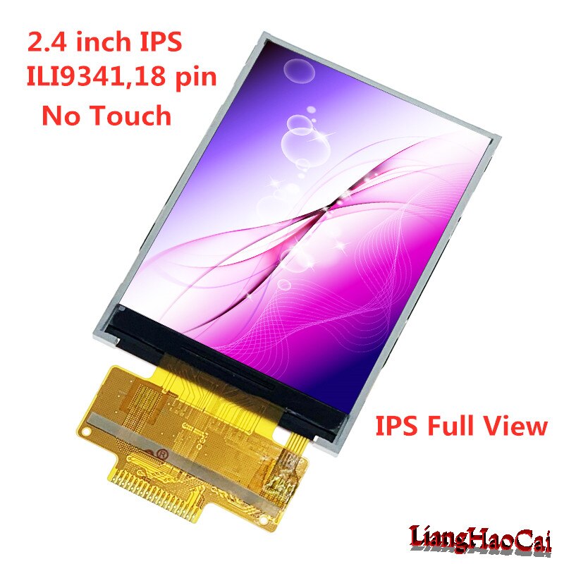 Ili9341 Ips Full View Visual Angle 24 Inch Tft Lcd Display Screen 18 Pin 240xrgbx320 Weld 9751