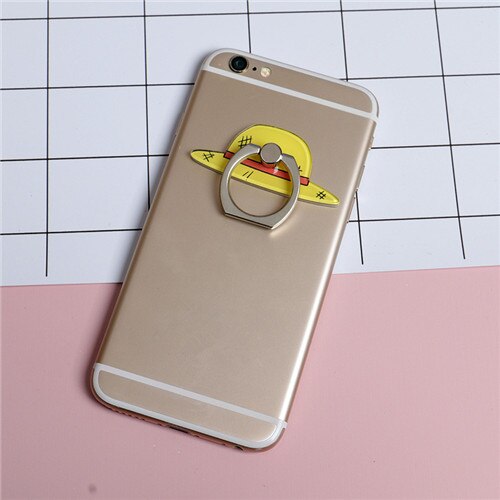 Universal Mobile Phone Holder ONE PIECE Phone Ring Holder Cell Phone Stand Finger Ring Holder Tables Soporte Celular for iPhone: 8