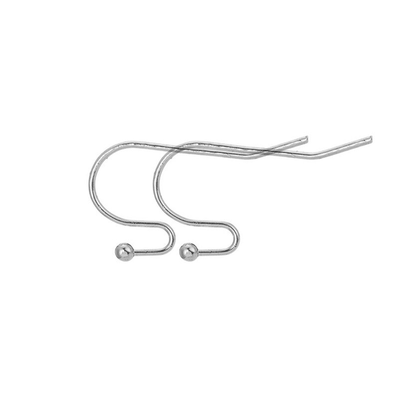 50 stuks 925 Sterling Verzilverd Oorbellen Haken Hypoallergeen Anti Allergie Oorbel Sluitingen Veel Voor Diy Sieraden Maken Benodigdheden