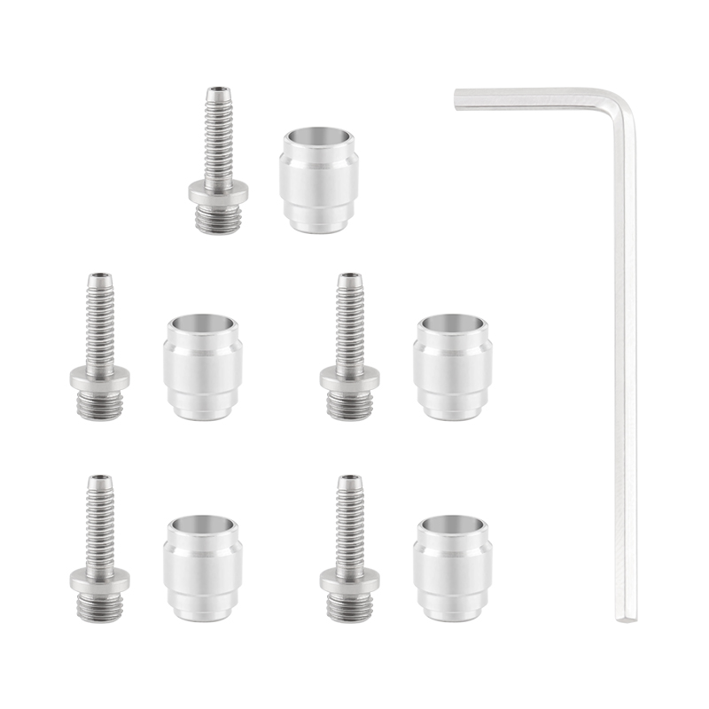 MUQZI 5/10 Uds Kit de oliva de freno de bicicleta manguera de freno inserto de conexión accesorio de aceite para manguera de disco hidráulico SRAM AVID Stealthamajig