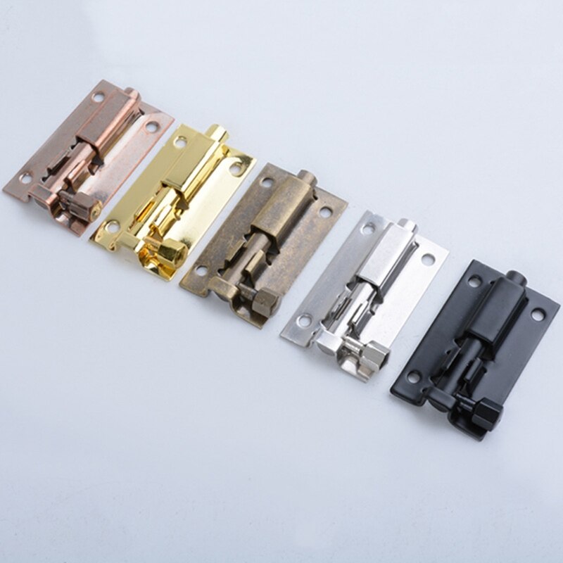 Thickened Sliding Bolt Door Lock Stainless Steel Slide Latch Lock Safety Door Barrel Bolt Privacy Latch Easy to Install