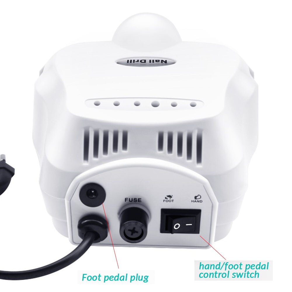 Electric Nail Drill Machine Manicure Pedicure Files Tools Kit &amp; Accessory Nail Polisher Grinding Glazing Machine For Gel Polish