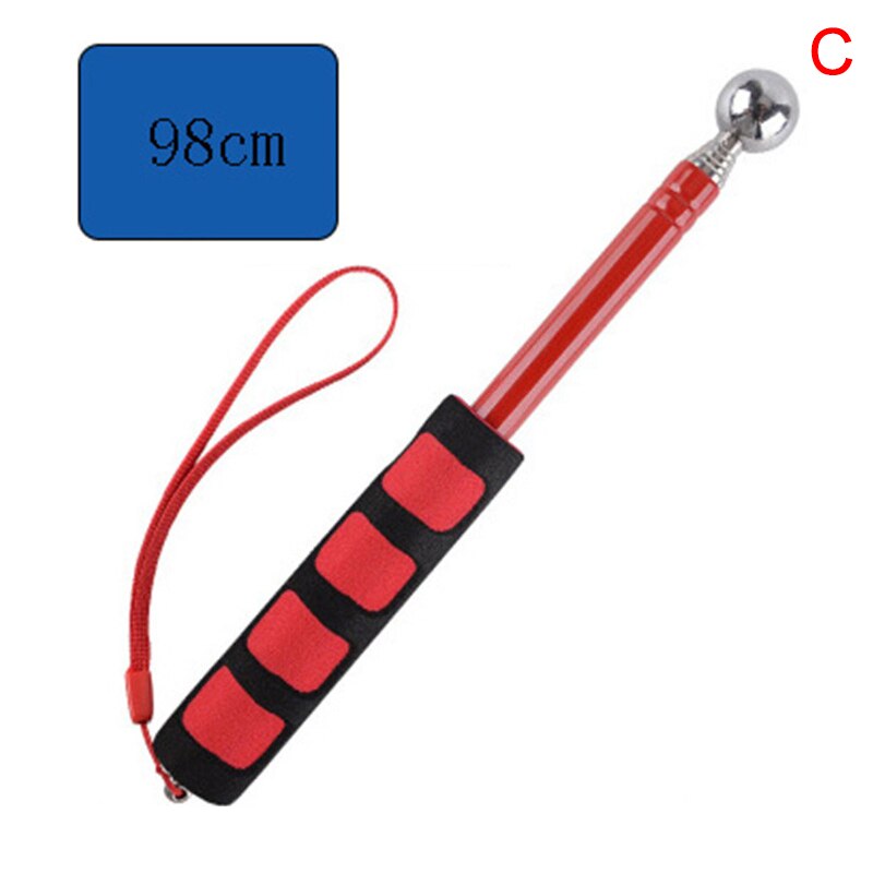 Extendable Detection Stainless Steel Wall Test Telescopic Thickening Home House Wall Check Empty Drum Hammer Inspection Tool: C