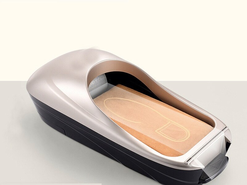 Shoes Machine Automatic Shoe Cover Machine Shoe Polishing Equipment Kit Set Foot for Home Shoes Tool Shoe film Silver