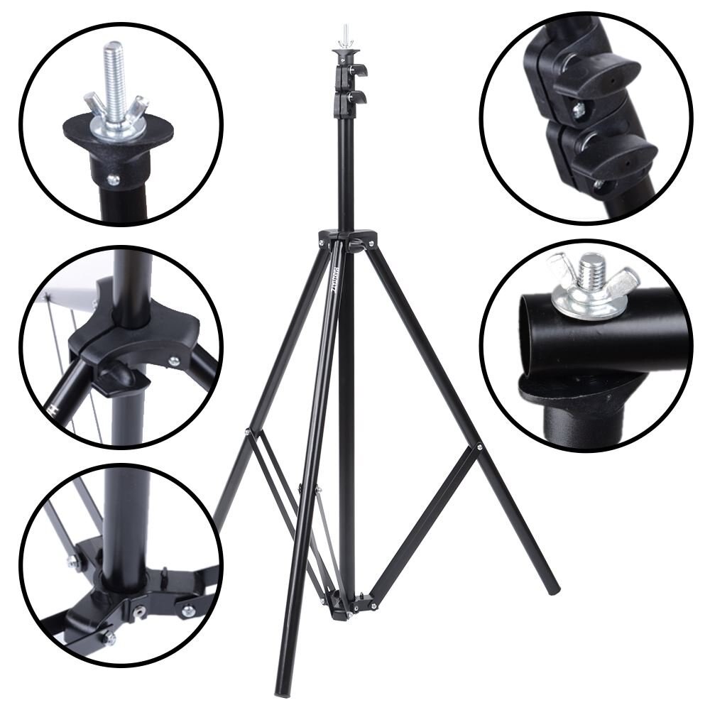 Photography Background Studio Stand Photo Green Screen Backdrops Support Backdrop Tripod Frame Chroma Key for Lighting Softbox