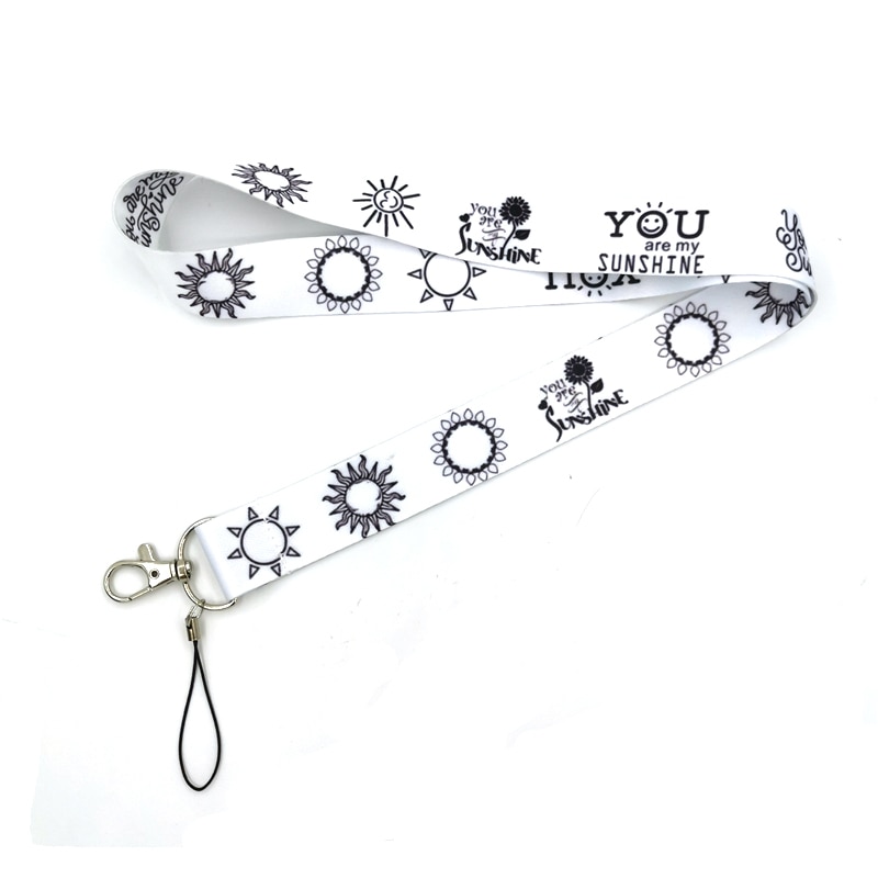 U Bent Mijn Zonneschijn Lanyard Voor Sleutels Id-kaart Badge Holder Neck Strap Mobiele Telefoon Opknoping Touw Sleutelhanger Singels Lint sleutelhanger