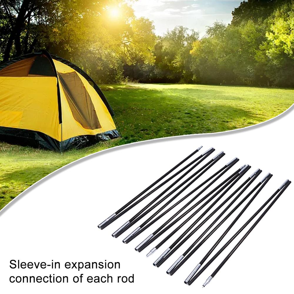 Outdoor Camping Fiberglass Tent Pole Spare Replacement Tents Accessories Glass Fiber Tent Pole