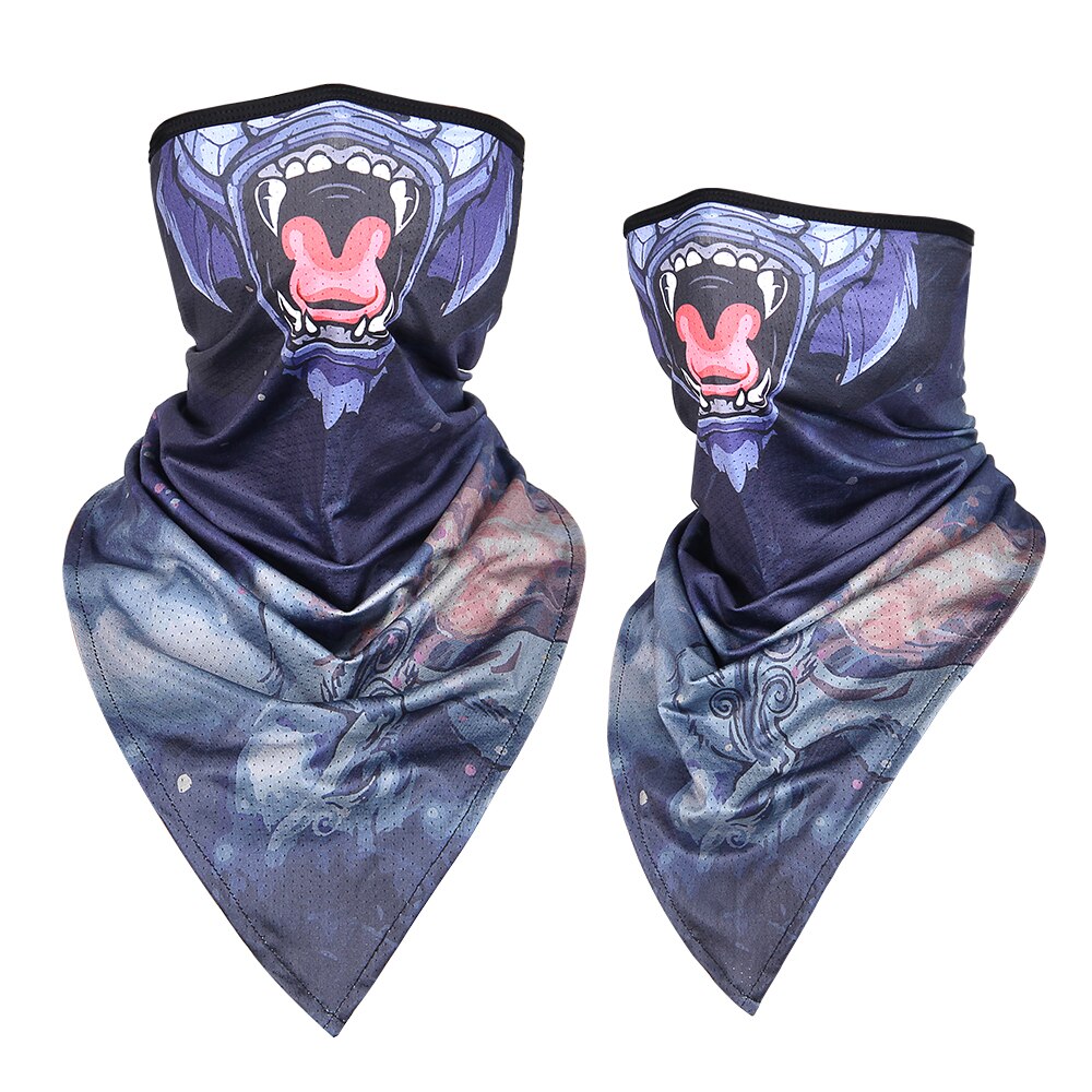 HEROBIKER Balaclava Motorcycle Moto Face Shield Breathable Mask Motorcycle Multifunctional Moto Half Mask Quick Drying Motor: MMZ10041