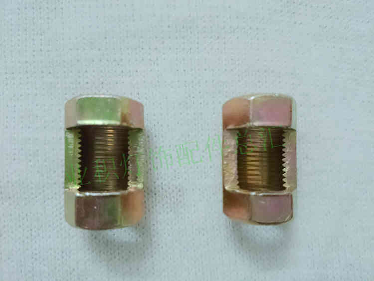 Grote holle moer gezamenlijke Open moer tand buis transfer zes hoeken opening moer moer tand buis adapter verlichting accessoires DIY