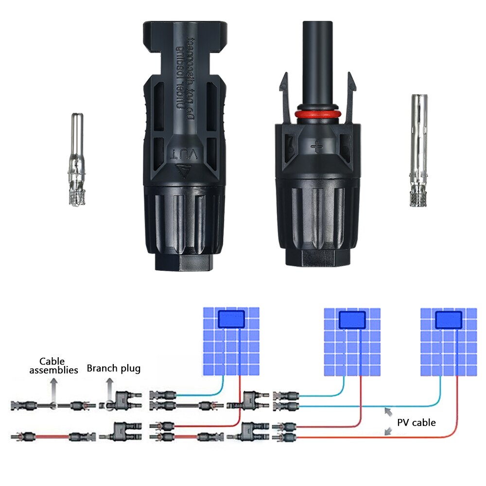 10 Pairs Solar Connectoren Met Spanner Zonnepaneel Kabel Connectoren Mannelijke & Vrouwelijke Zonnepaneel Connectors
