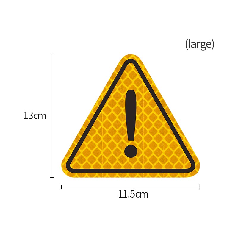 Night reflector Collision avoidance warning Glow stick Triangle sign For car motorcycle bicycle Children's backpack pram