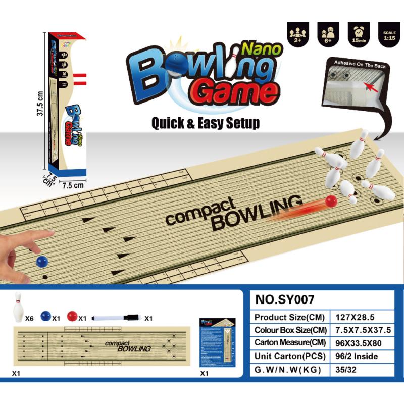 Rotolo da tavolo gioco da Bowling giocattoli per bambini coperta genitore-figlio tavolo interattivo sport regalo di compleanno per bambini che giocano a gioco: No blanking