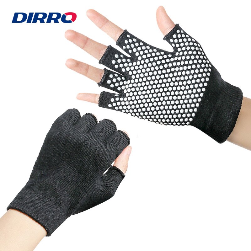 Dirro Anti-Slip Handschoenen Voor Gym Training En Bodybuilding Unisex Half-Vinger Handschoen Protector Voor Yoga En Fitness