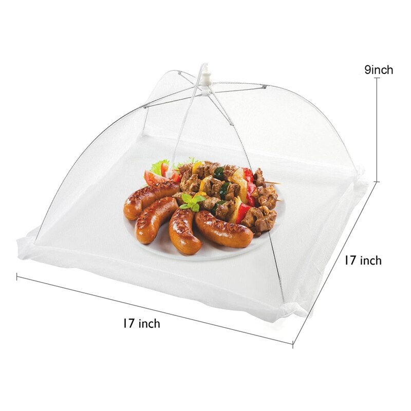 2 Stuks Hand-Crank Eiklopper Dubbele Wiel Ei Roer Bar Met 4 Pack -Up Mesh Screen voedsel Cover Tent Paraplu