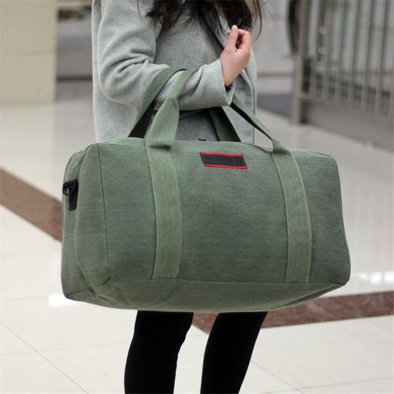 Lærred teenager drenge rejsetasker bære bagage tasker taske rejsetaske stor kapacitet mandlige håndtasker weekend taske natten over