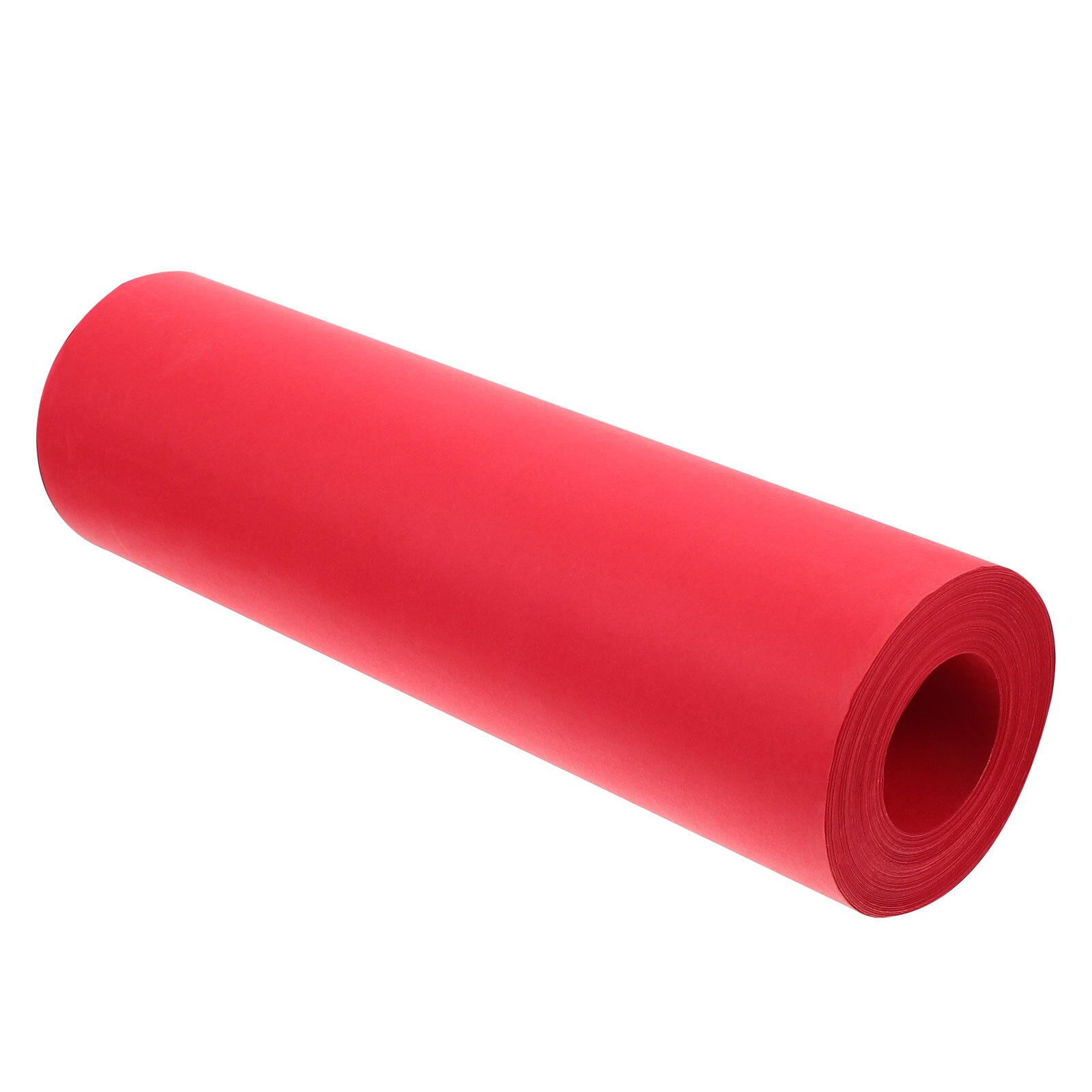 1 Roll Eenvoudige Pakket Kraftpapier Boeket Verpakking Kraftpapier Decor (Rood)