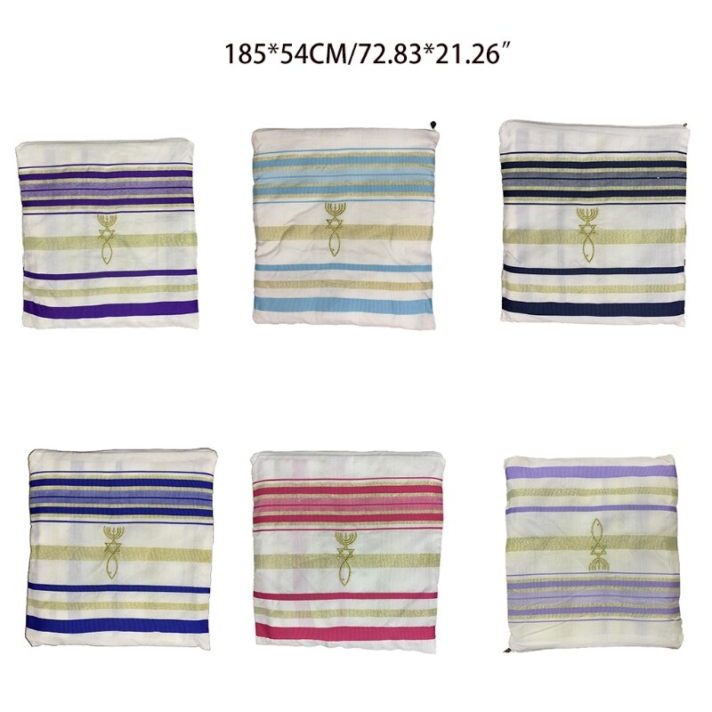 Tallit Prayer Shawl For Women Purple Prayer Shawl For Men Bar Mitzvah Women