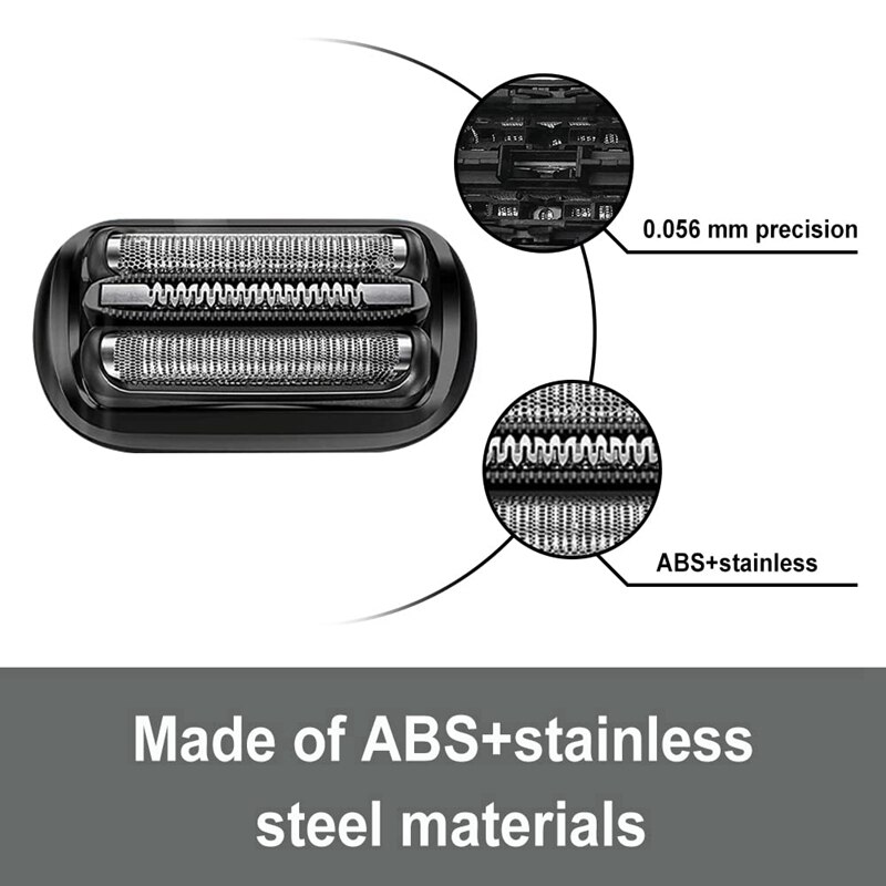 53B Scheerapparaat Folie &amp; Cutter Vervanging Deel Voor Braun Series 5, Scheermessen 5020S, 5018S, 5050Cs, 6020S, 6075Cc, 6072Cc