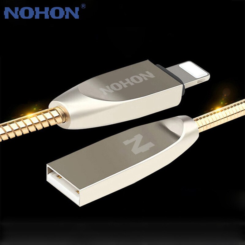 NOHON USB Fast Charging Cable 8pin USB Cable For iOS 7 8 9 10 Apple iPhone 8 X 7 6 6S Plus 5 5S SE Mobile Phone Data Sync Cord