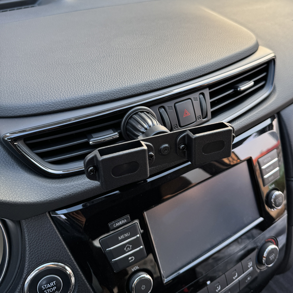 Soporte para Walkie Talkies Dual para coche, soporte en el tablero para Walkie Talkie, soporte de succión para soporte de montaje de Radio bidireccional