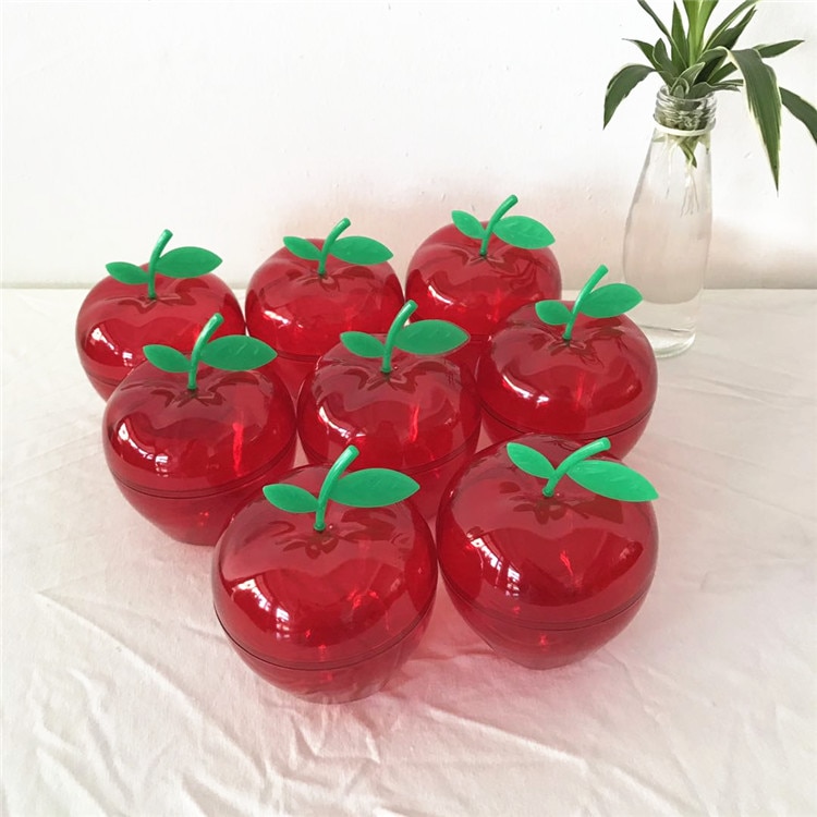 20 stk kawaii røde æble formet bryllup slik æsker jule emballage æsker chokolade slik æsker jule fødselsdagsfest indretning