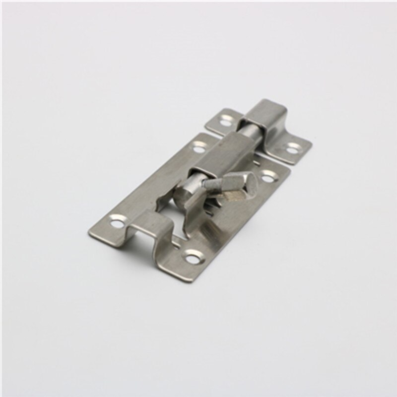 2Pcs Stainless Steel Safety Latch Slide Lock Door Window Barrel Bolt for toilet kitchen garden lock 2" Long
