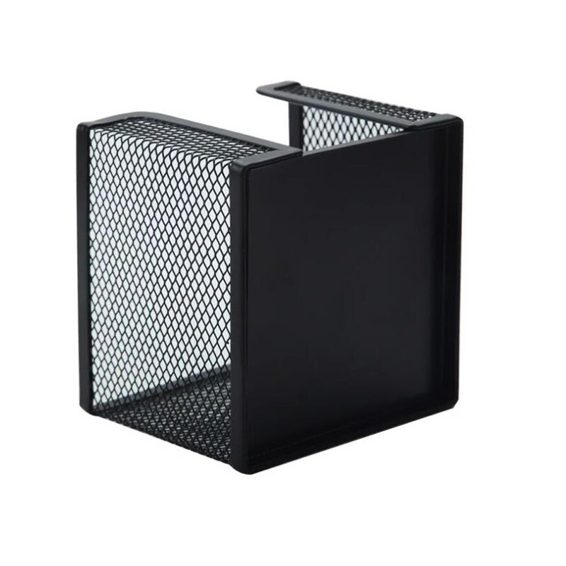 Office Stationery Iron Combination Note Holder Black Mesh Memo Holder Office Home Holder