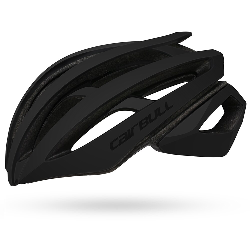 CAIRBULL-casco de seguridad deportivo SLK20 Casco de Bicicleta de carretera para ciclismo de montaña, todo terreno: black / SM (54-58CM)