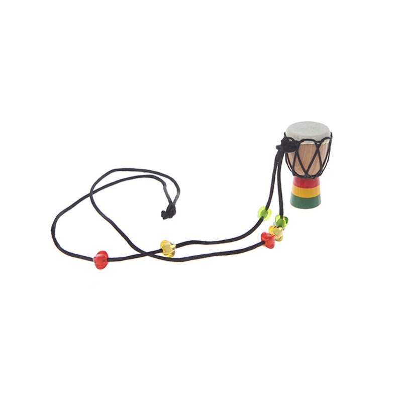 Jambe-Mini tambor de mano africano de percusión Djembe, baterista clásico de madera, Bongo