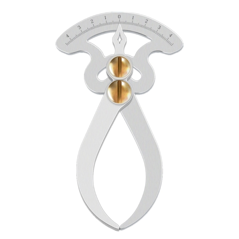 ID OD Feeler Gauge Caliper Acero inoxidable espesor tenón de madera calibre w/ Scale