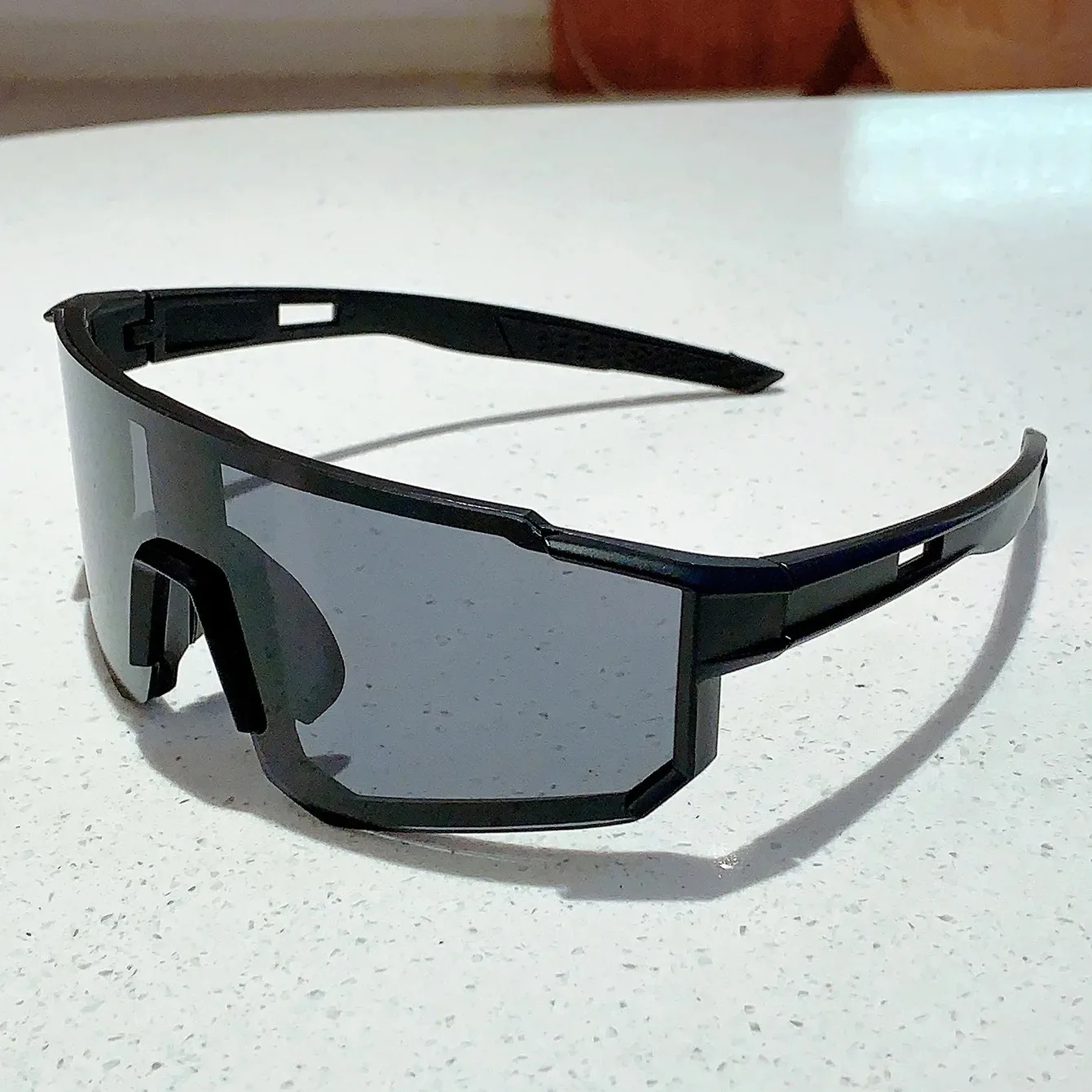 Lunettes De Soleil Sport UV400 Pour Homme - Colorées, Coupe-vent, Cyclisme