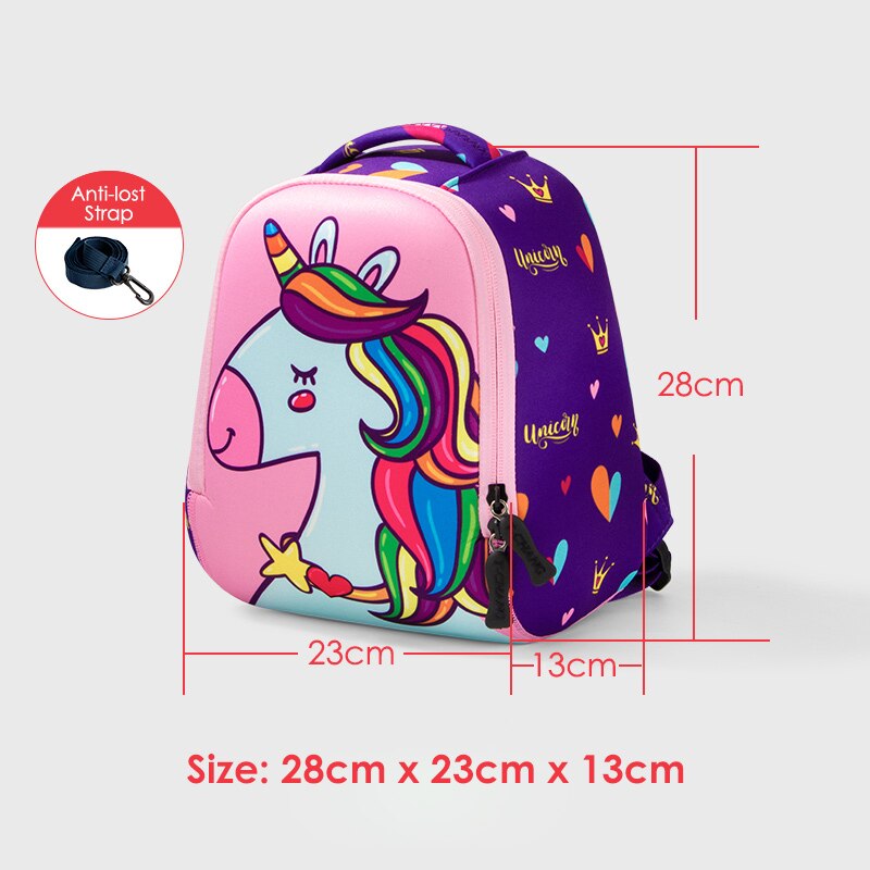 Leuke Eenhoorn Kids School Tassen voor Meisjes Creatieve Dieren Waterdichte 3 Size Kind Schooltas Jongen School Rugzakken Mochilas: 5