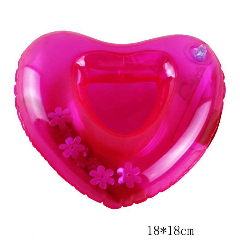 Aufblasbarer becherhalter mit cartoon-ente, getränkehalter für schwimmbad, schwimmhilfe, badespielzeug, partydekoration, baruntersetzer, badespielzeug