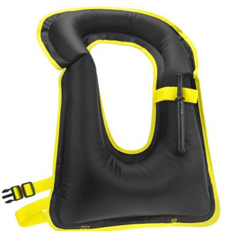 1PC Swimming Adjustable Waist Buoyancy Life Jacket Waterproof Water Sports Safety Vest Lifebuoy Floating Vest Gear: black